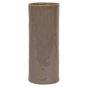 Vickerman 11.25&quot Contemporary Ceramic Simple Pine Pot in Brown
