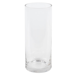 Vickerman 10&quot Contemporary Cylinder Glass Container in Clear (Set of 2)
