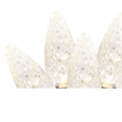Vickerman 25' Color Box Single Cast C6 LED Christmas Light Set in Pure White