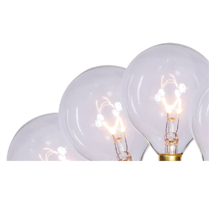 Vickerman 15-light Plastic G50 Christmas Light Set in Clear Finish