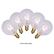 Vickerman 15-light Plastic G50 Christmas Light Set in Clear Finish