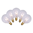Vickerman 15-light Plastic G50 Christmas Light Set in Clear Finish