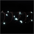 Vickerman 25' Brown Wire Non-Rectified LED Christmas Light Strand in Pure White