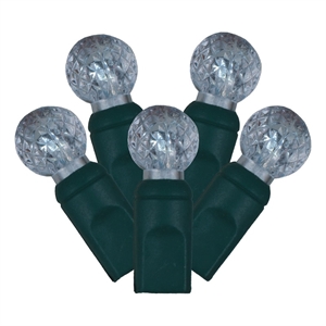 Vickerman 34' Poly Bag G12 Berry LED Christmas Light Set in Cool White