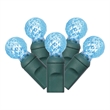 Vickerman 25' Color Box G12 Berry LED Christmas Light Set in Teal Blue