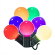 Vickerman 16' Opaque Ceramic G30 LED Christmas Light Set in Multi-Color