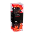 Vickerman 16' Opaque Ceramic G30 LED Christmas Light Set in Red