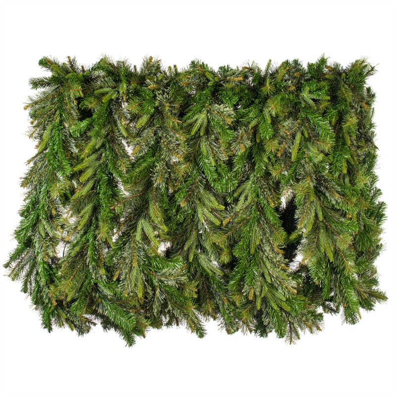 Vickerman 50' Plastic Cashmere Artificial Christmas Garland in Green