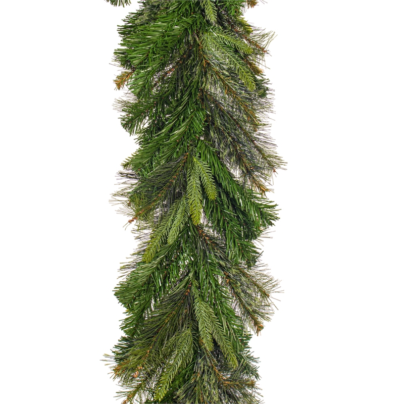 Vickerman 50' Plastic Cashmere Artificial Christmas Garland in Green
