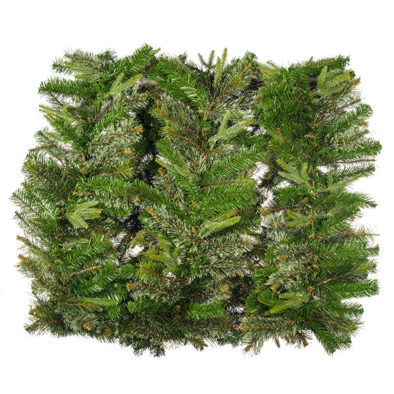 Vickerman 25' Plastic Cashmere Artificial Christmas Garland in Green