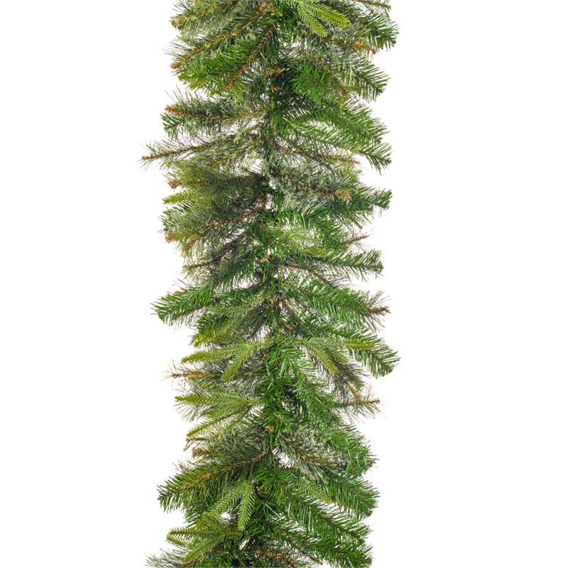 Vickerman 25' Plastic Cashmere Artificial Christmas Garland in Green