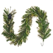 Vickerman 6' Cashmere Battery Operated LED Artificial Christmas Garland in Green