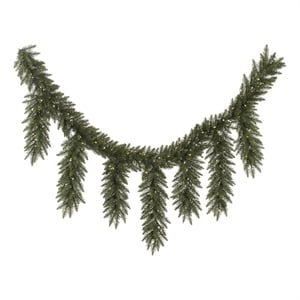 Vickerman 9' Camdon Fir Icicle LED Lights Artificial Christmas Garland in Green