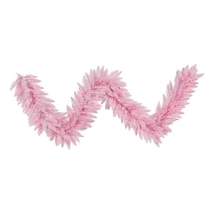 Vickerman 9'x14&quot Dura-lit LED Artificial Christmas Garland in Pink