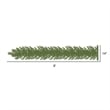 Vickerman 9' Plastic 250 Tips Artificial Christmas Garland in Silver