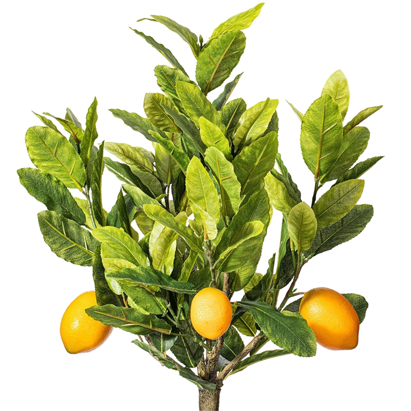 Vickerman 3' Artificial Green and Yellow Lemon Tree in Pot.