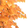 Vickerman 4' Artificial Aspen Bush with Rattan Basket in Orange