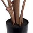 Vickerman 7' Potted Artificial Green Rubber Tree.