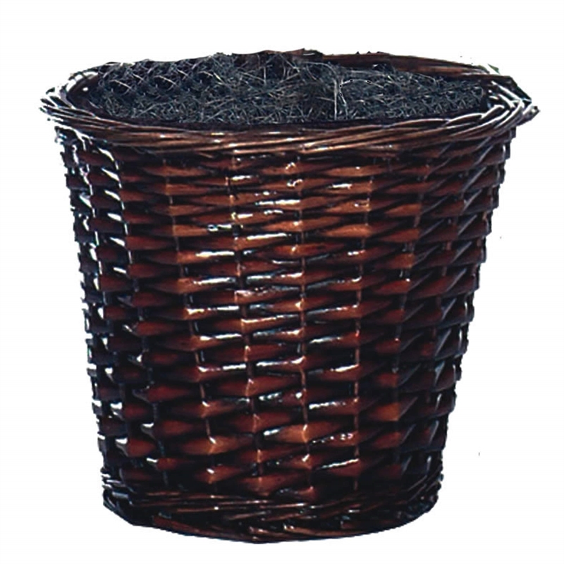 Vickerman 6' Artificial Smilax Deluxe Tree with Rattan Basket in Green