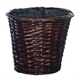 Vickerman 6' Artificial Smilax Deluxe Tree with Rattan Basket in Green