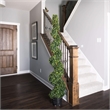 Vickerman 6' Plastic Artificial Potted Boxwood Spiral Tree in Green