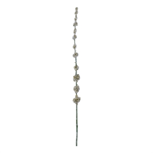 Vickerman 29.5&quot Plastic Artificial Pom Pom Spray in Yellow (Set of 6)