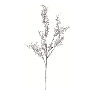 Vickerman 27&quot Plastic Artificial Snake Fern Spray in Brown/White (Set of 6)