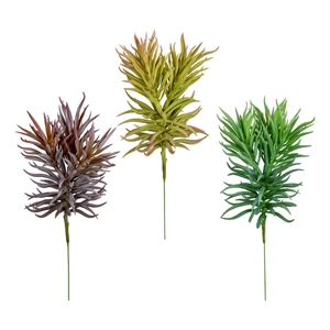 Vickerman 8&quot Artificial Assorted Succulent Picks in Multi-Color (Set of 3)