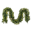 Vickerman 9' Douglas Fir Artificial Pre-Lit Garland. Warm White LED Lights