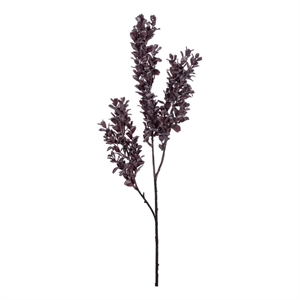 Vickerman 26&quot Brown Artificial Plastic Boxwood Spray. 2 per bag.