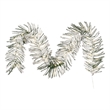 Vickerman 9' Flocked Pistol Pine Garland. Warm White LED Lights