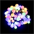 Vickerman 100 Light Multi-Color LED Indoor/Outdoor Three Size Cherry Light Set.