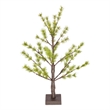 Vickerman 2' Green Mini Pine Twig Tree. Warm White 3mm Wide Angle LED lights