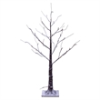 Vickerman 3' Brown Frosted Twig Tree. Warm White 3mm Wide Angle LED lights
