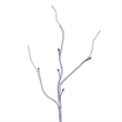 Vickerman 3' Brown Frosted Twig Tree. Warm White 3mm Wide Angle LED lights