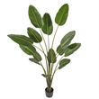 Vickerman 7' Artificial Potted Travellers Palm Tree.