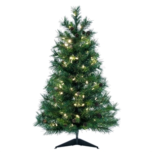 Vickerman 3' x 22&quot Cheyenne Pine 115T LED 100WW