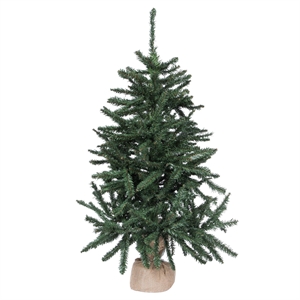 Vickerman 36&quot Anoka Pine W/Burlap Base 310T