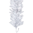 Vickerman 9' Flocked White Garland LED 100PW
