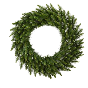 Vickerman Plastic Artificial Christmas Wreath with 170 PVC Tips in Green