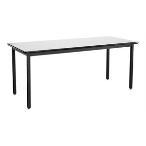 NPS HDT 7 Series 30x72&quot Metal Heavy Duty Table with Whiteboard Top in White
