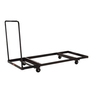 NPS Metal Folding Table Dolly for Horizontal Storage Up To 72&quotL in Brown