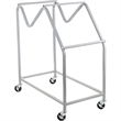 NPS Modern Steel Metal Dolly for Series 8700 Chairs in Gray Powder-Coated