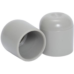 NPS Modern Plastic Floor Glides for 7/8&quot Frame in Gray (Set of 100)