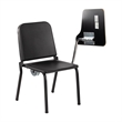 NPS Modern Wood Tablet Left Arm for 8200 Series Stack Chair in Gray Nebula