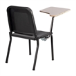 NPS Modern Wood Tablet Right Arm For 8200 Series Stack Chair in Gray Nebula