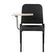 NPS Modern Wood Tablet Right Arm For 8200 Series Stack Chair in Gray Nebula