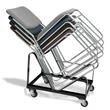 NPS Modern Metal Dolly for Series 8600 Chairs in Black Powder-Coated