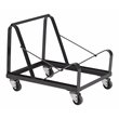 NPS Modern Metal Dolly for Series 8600 Chairs in Black Powder-Coated