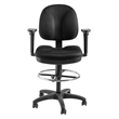 NPS Comfort Task Stool with Arms 24.5